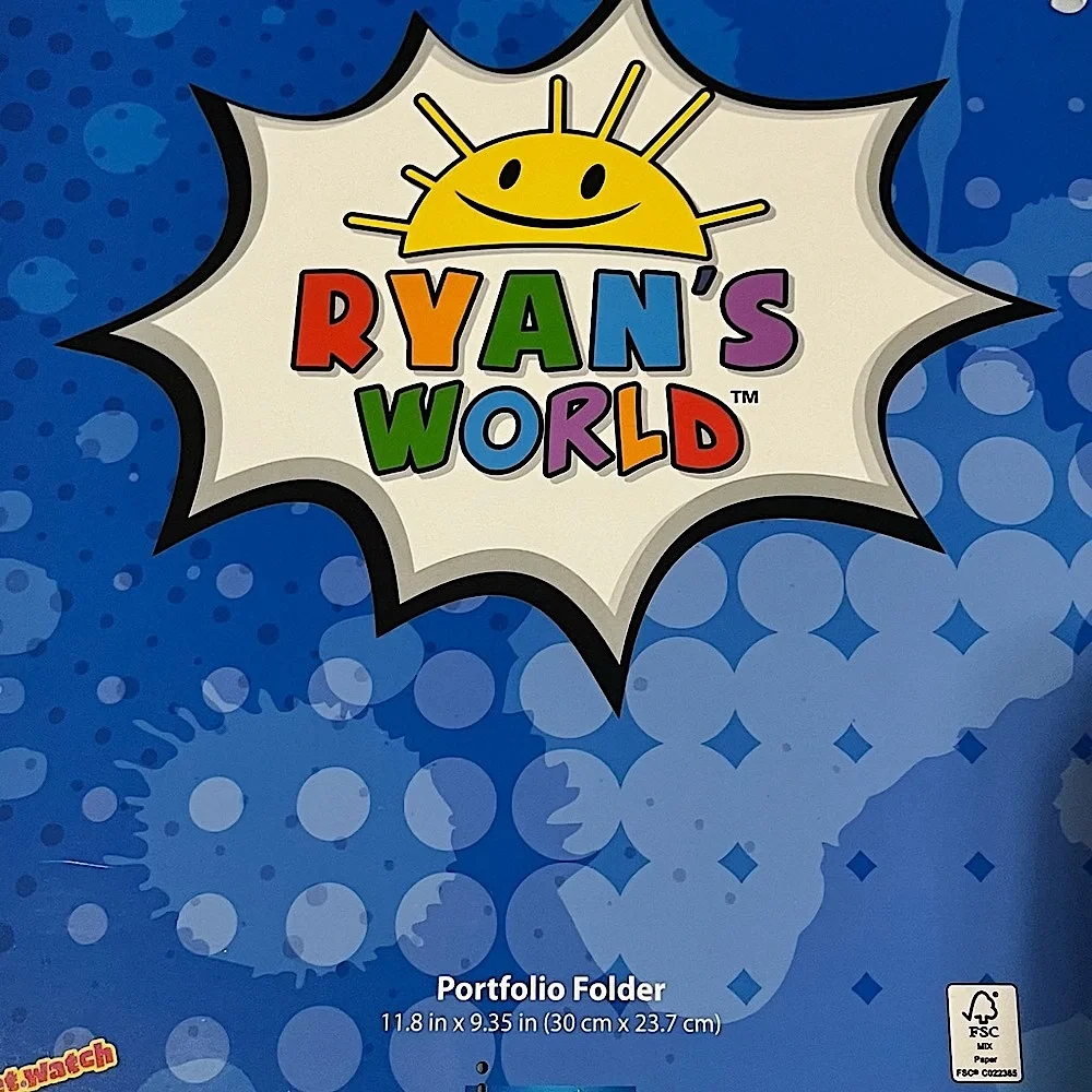 Ryan's World Folders 5 Piece Set NEW